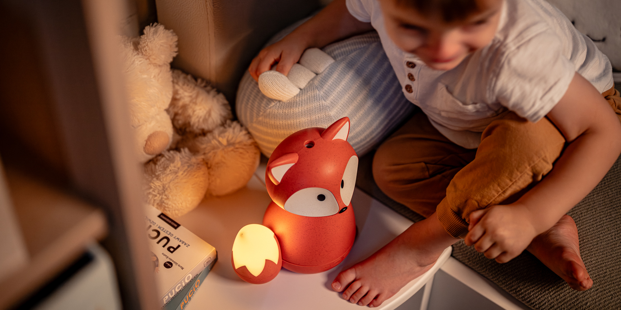 width=100% Dyfuzor zapachowy dla dzieci Humanas Dream Fox - rudy